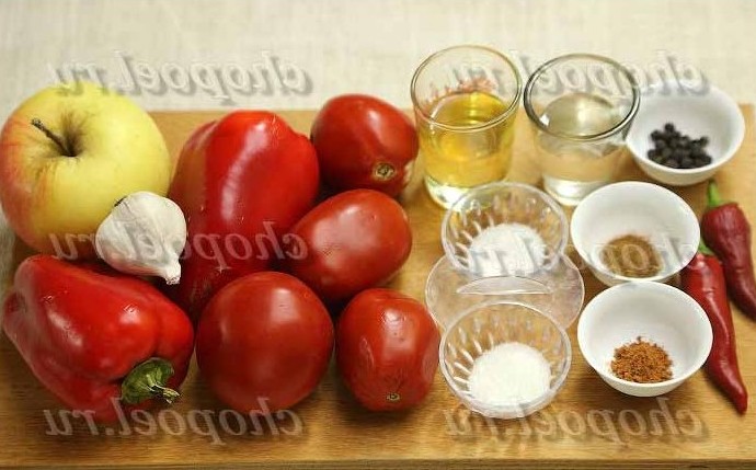 Рецепт домашнего томатного соуса с яблоками с фото